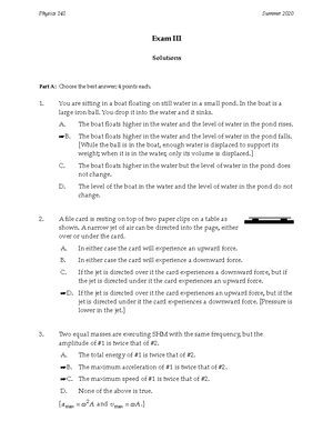 Math Review - PHYSICS 141 Practice - Physics 151 Math Review How to use ...
