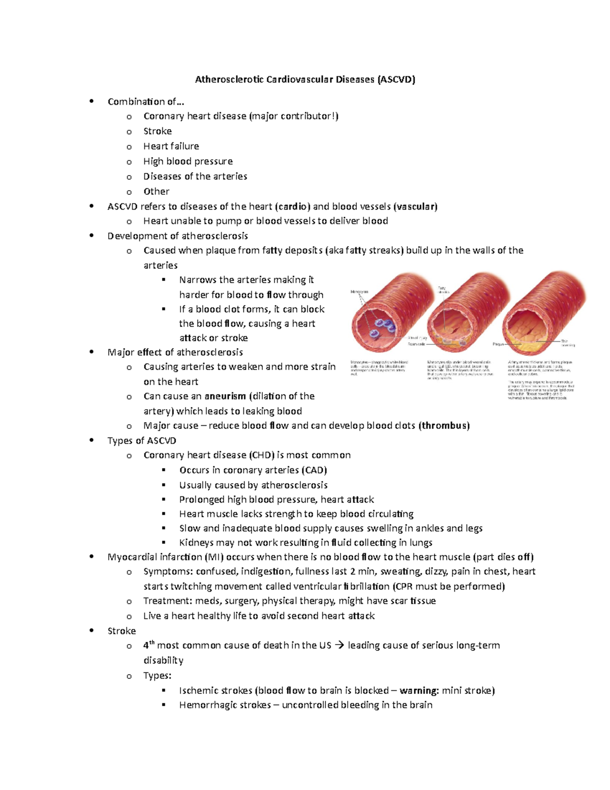 CVD Lecture - Professor Maras - Atherosclerotic Cardiovascular Diseases ...