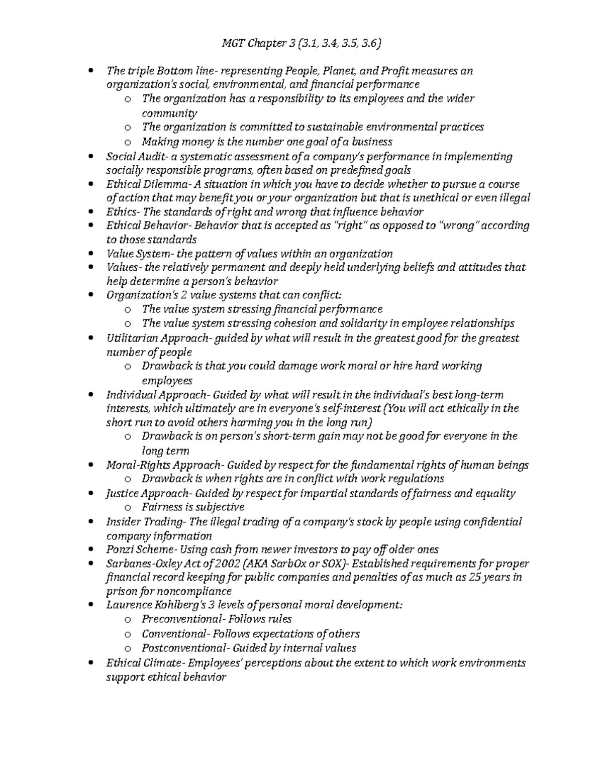 MGT Chapter 3 - Principles Of Mgt - MGT Chapter 3 (3, 3, 3, 3) The ...