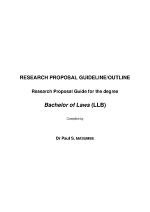 unisa research proposal format