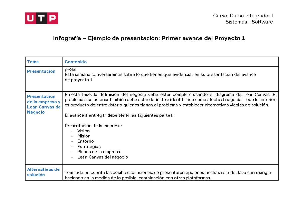 Guion De Presentacion De Un Proyecto