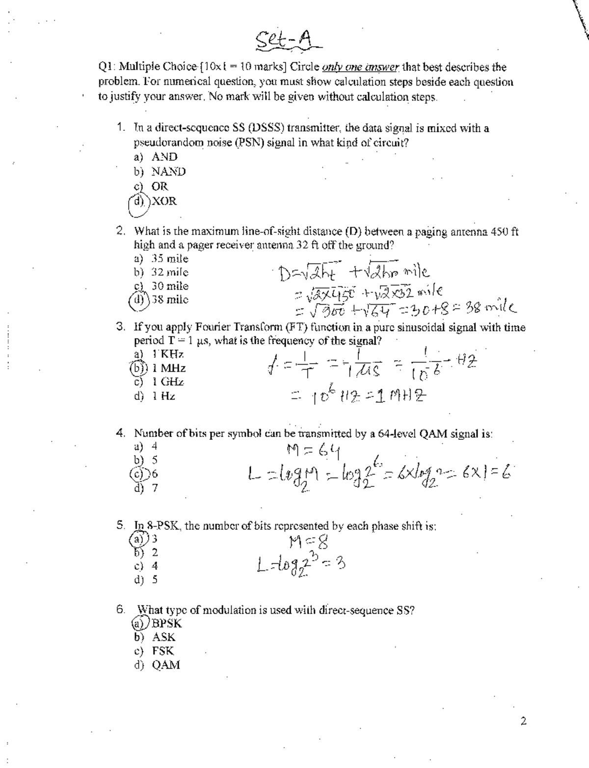 CNET304 Test-1 Solution Set A 0111102022 - CNET304 - Studocu