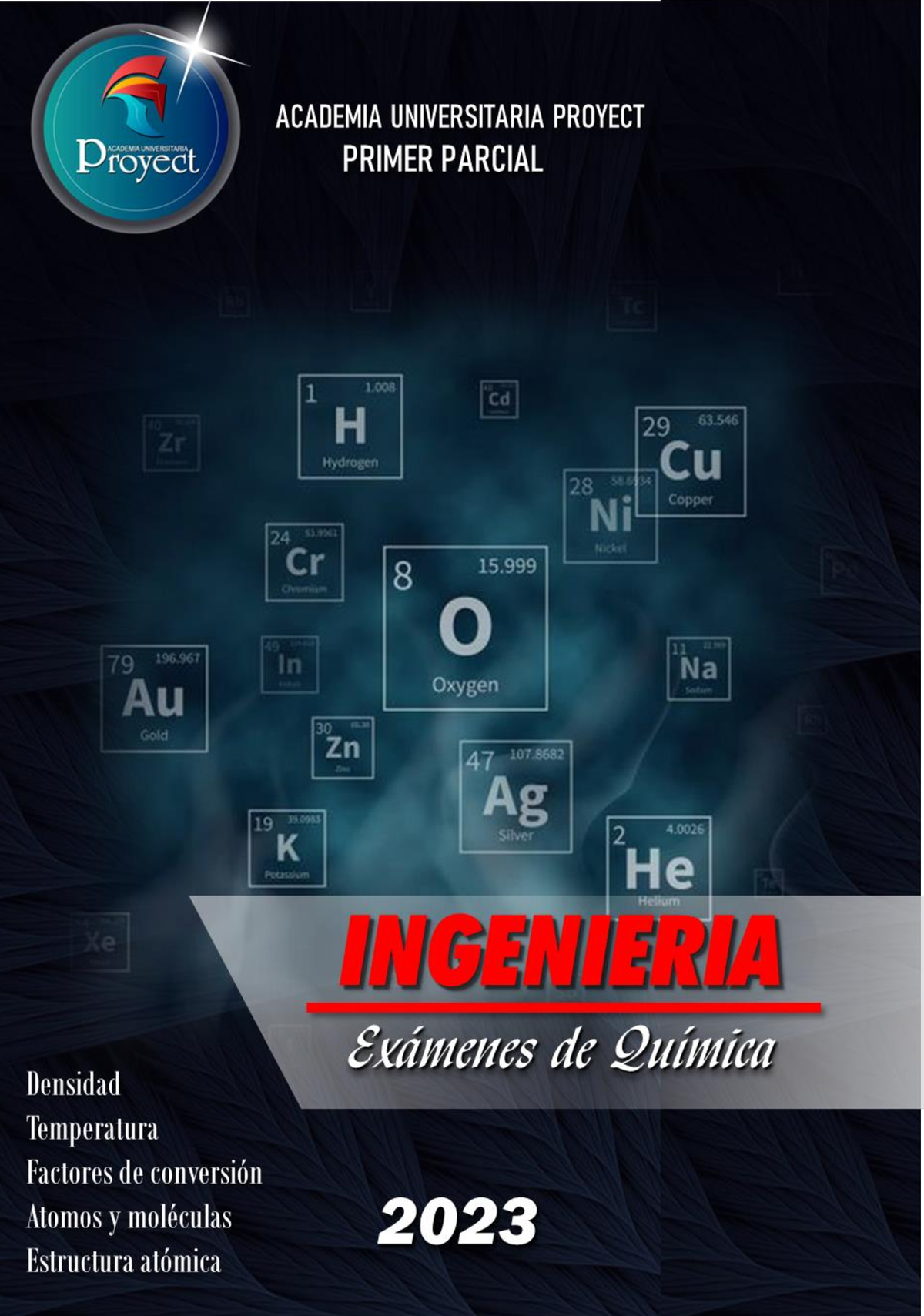 GUIA Primer Parcial Quimica 2023 Ingenieria Original - PRIMER PARCIAL ...