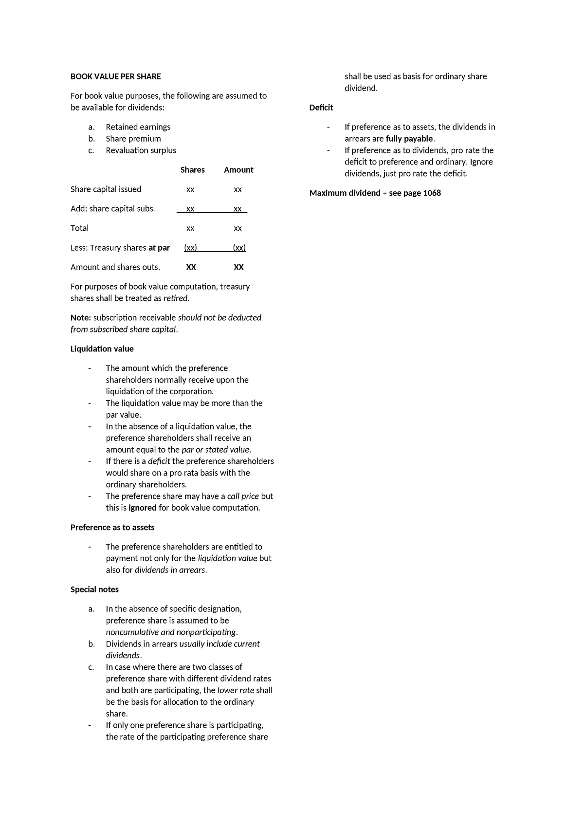 book value accounting