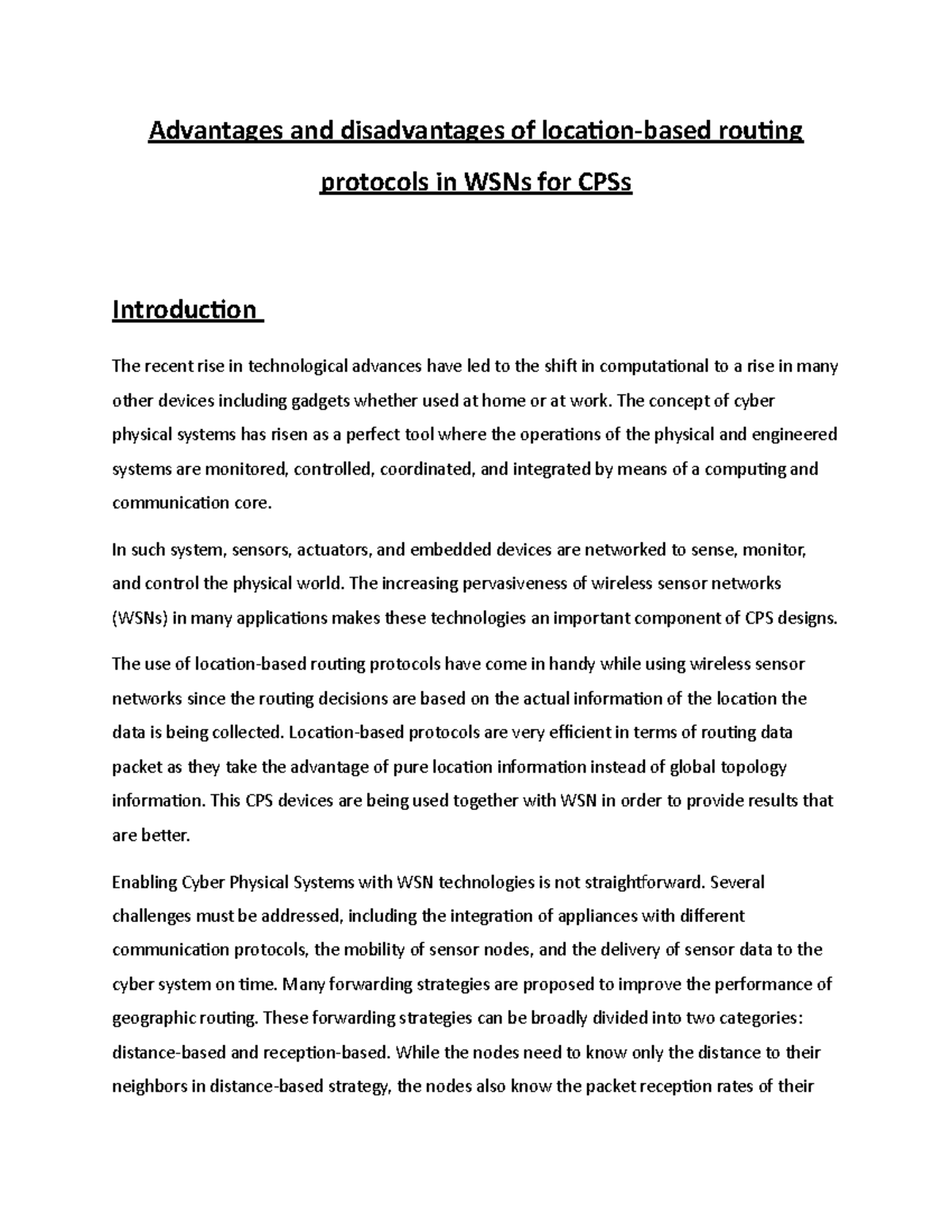 Advantages and disadvantages of location The concept of cyber