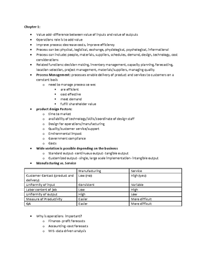 BUAD 306 Exam #2 Notes - Study Guide Chapter 19 - Linear Programming ...