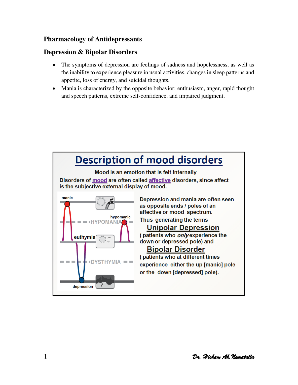 Pharmacology Of Antidepressants - Pharmacology Of Antidepressants ...