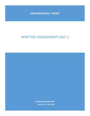 BUS 5112-AY2022 Written Unit 3 - Developing A Gobal Brand Strategy ...