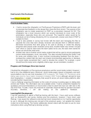 MPH Practicum Journal Entry 2 - Practicum Journal Reflection Inserted ...