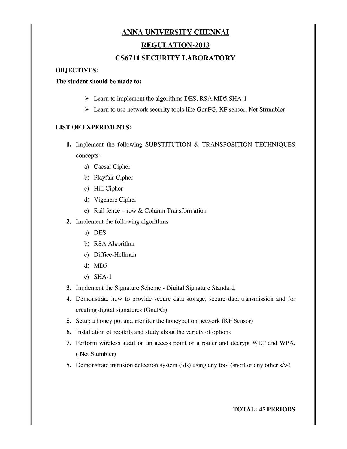 SecurityLabManual ANNA UNIVERSITY CHENNAI REGULATION CS6711