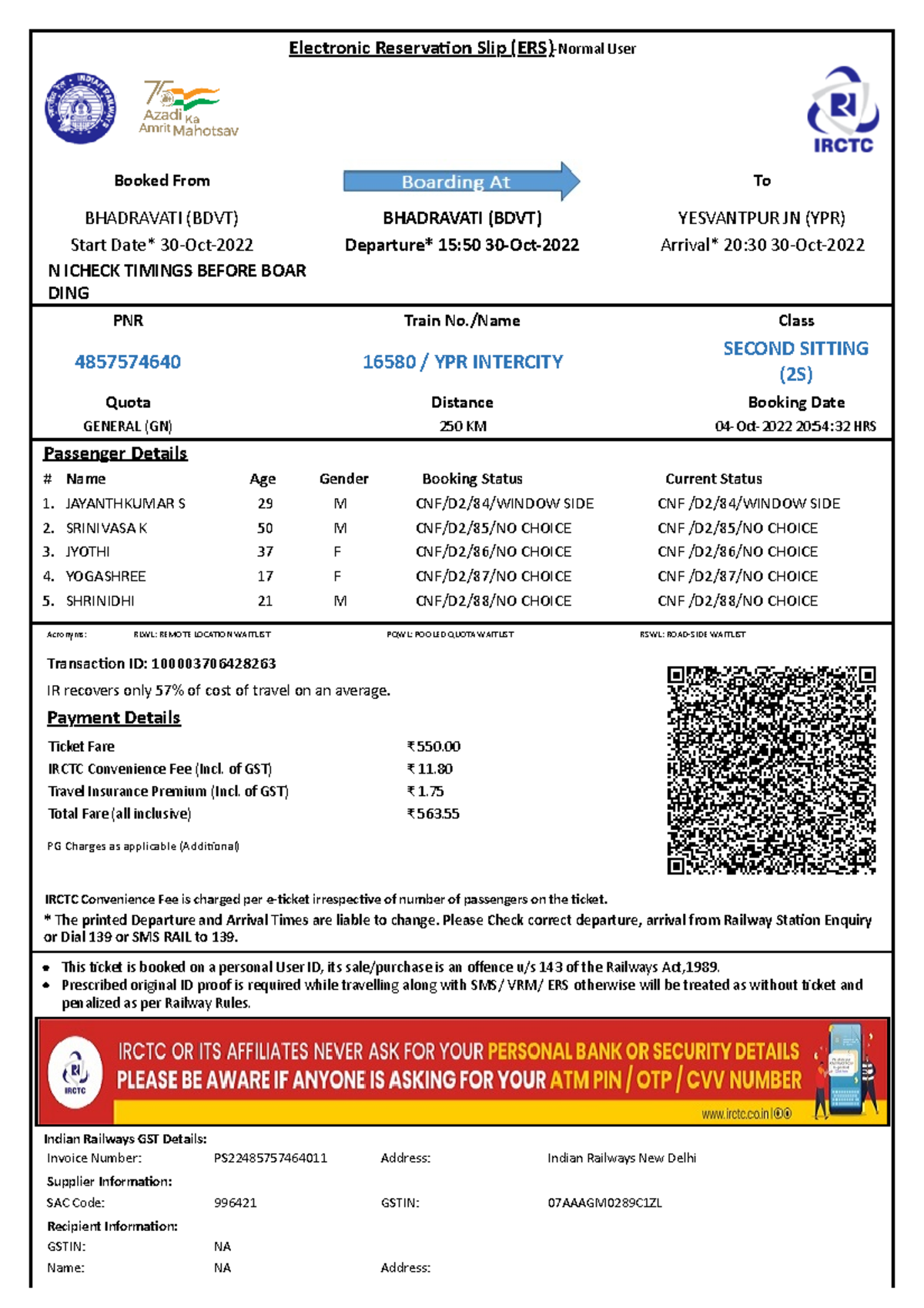 BDVTto Bangalore sfsddfs Name Age Gender Booking Status Current