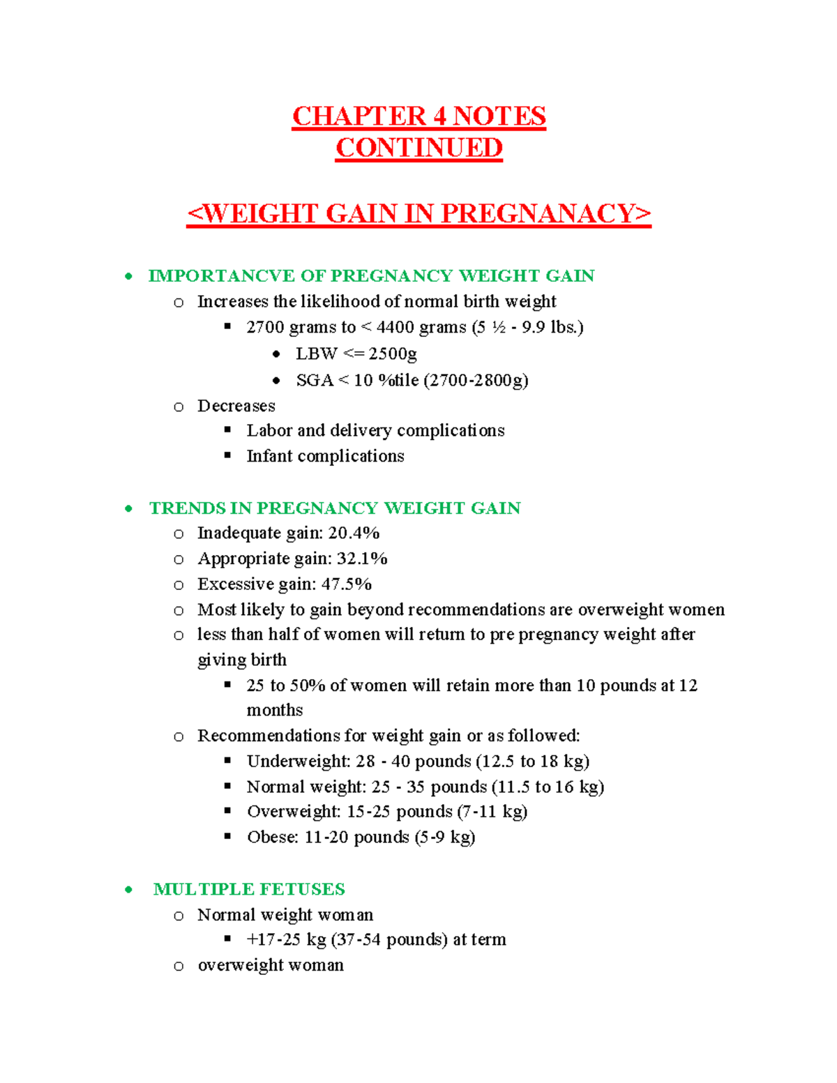 Chapter 4 Notes continued CHAPTER 4 NOTES CONTINUED • Studocu