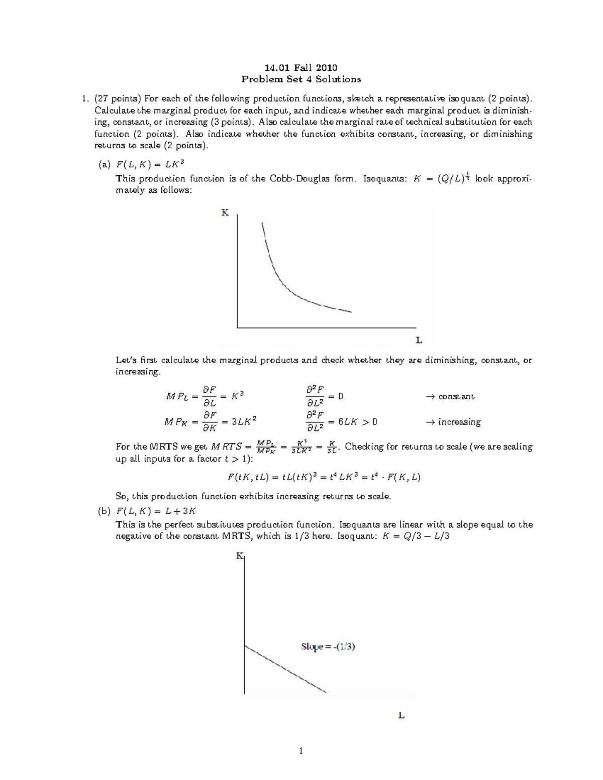 MIT14 01SCF11 Soln04 - Lecture Notes 17-20 - 14 Fall 2010 Problem Set 4 ...