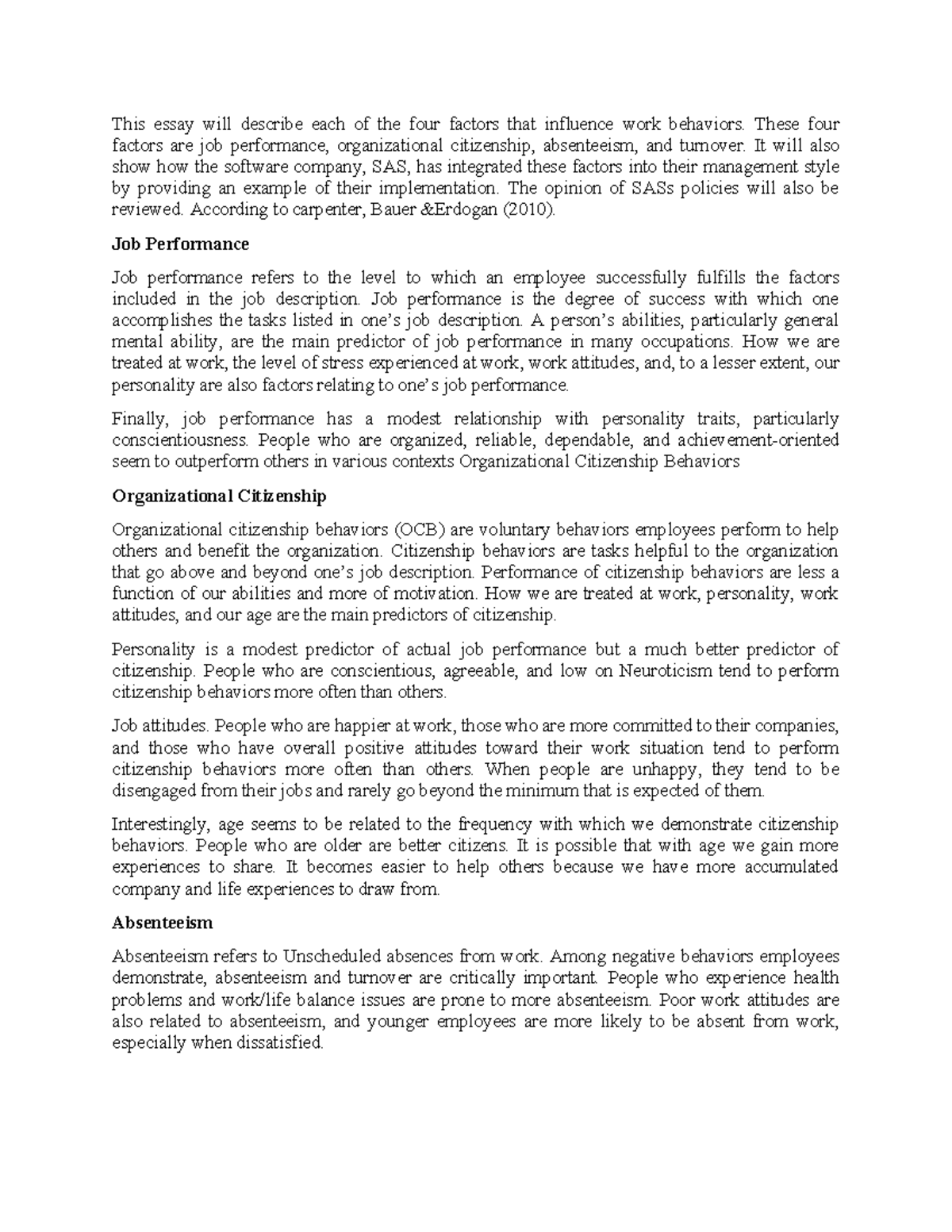 Assignment . 1101 0-01 UNIT2 - This essay will describe each of the ...