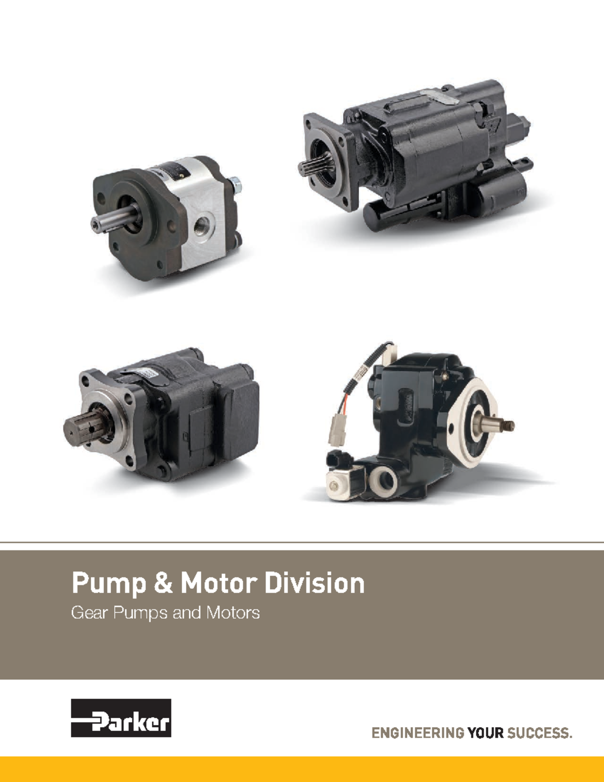 Catálogo DE Bombas Aceites Parker Pump & Motor Division Gear Pumps