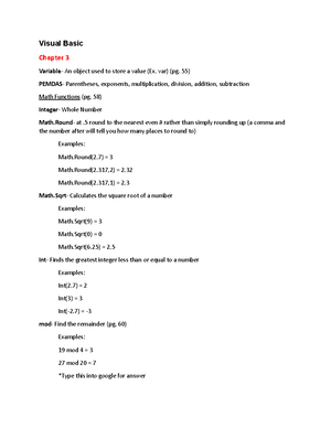 Visual Basic CH4 - Visual Basic Chapter 4 Decision structure: Boolean ...