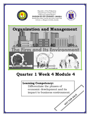 ABM-Org-Mgt Q1 Module-1 - Organization and Management Quarter 1 ...