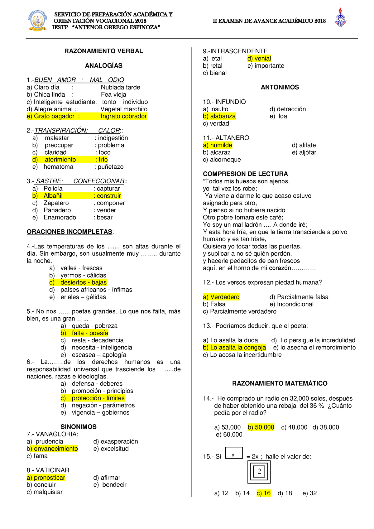 Archivo Tematico 118394 Entidad 3920 - SERVICIO DE PREPARACI”N ACAD.. Y ...