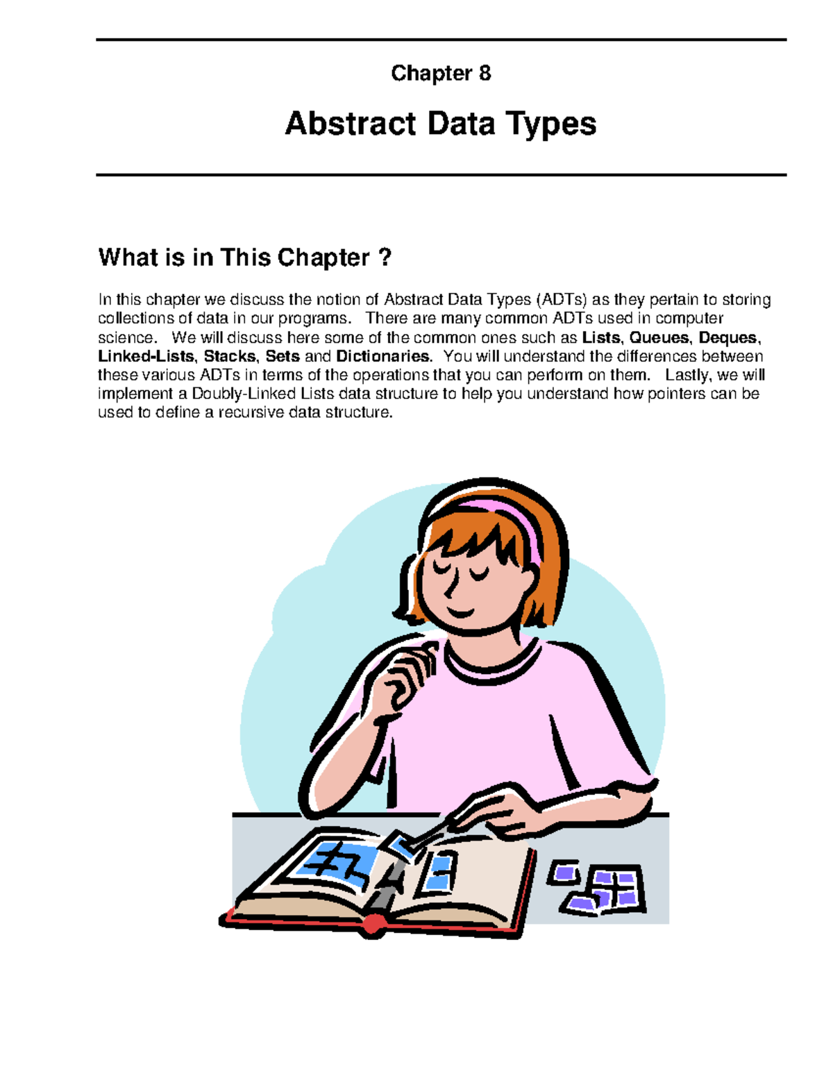 COMP1406 Ch8 Abstract Data Types - Chapter 8 Abstract Data Types What ...