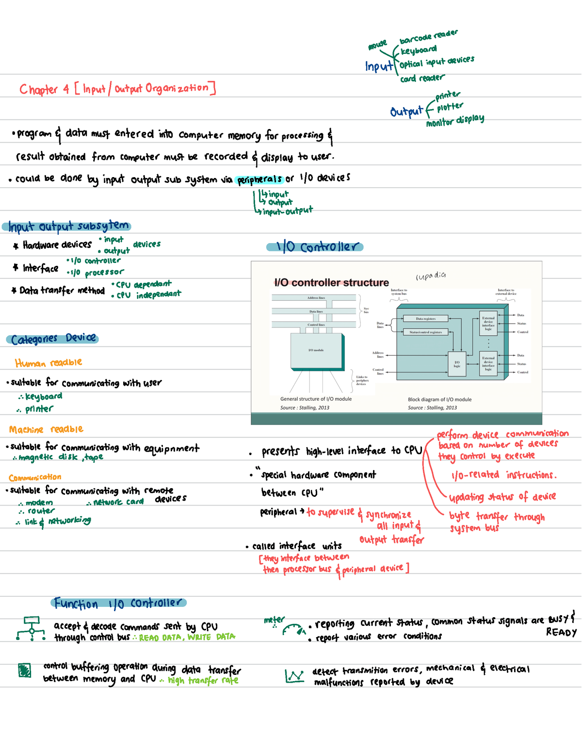 Notes Chapter 4 - Computer Organization And Architecture - UiTM - Studocu