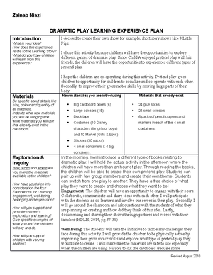 [Solved] child observation assignment in order to determine what ...