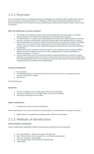 P - Personal identification techniques (reviewer) - PERSONAL ...