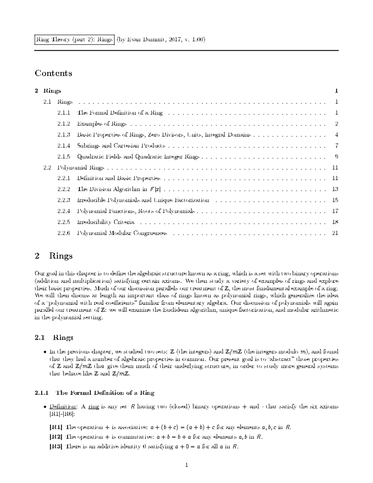 Ringthy 2 rings ring description Ring Theory (part 2) Rings (by