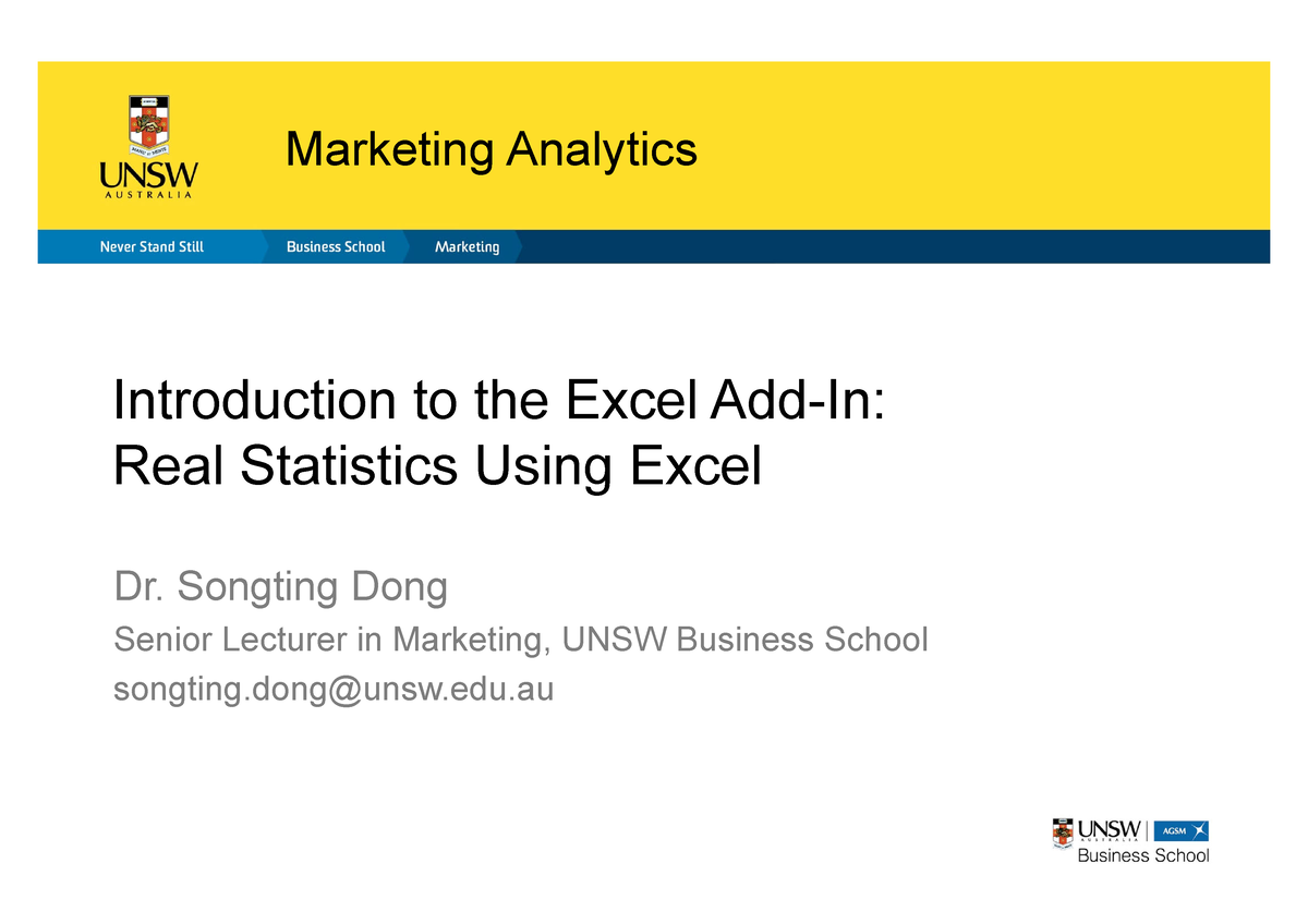 introduction-to-real-statistics-using-excel-mark3054-unsw-sydney