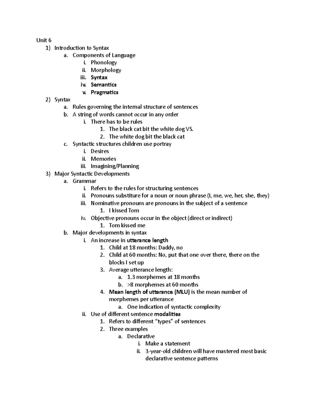 Unit 6 - Unit 6 Notes From Online Lecture Videos (with Quiz Answers ...