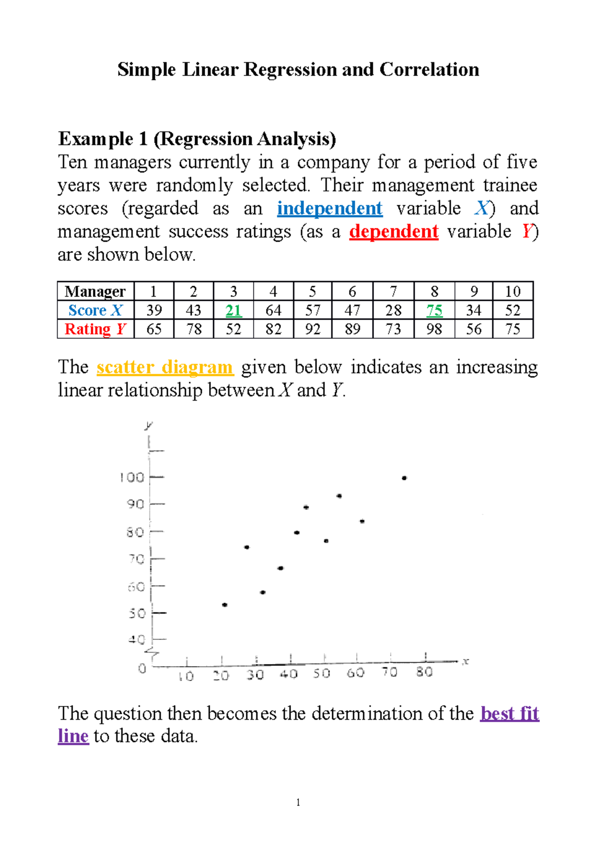 8.4 Simple Linear Regression, more - Simple Linear Regression and ...