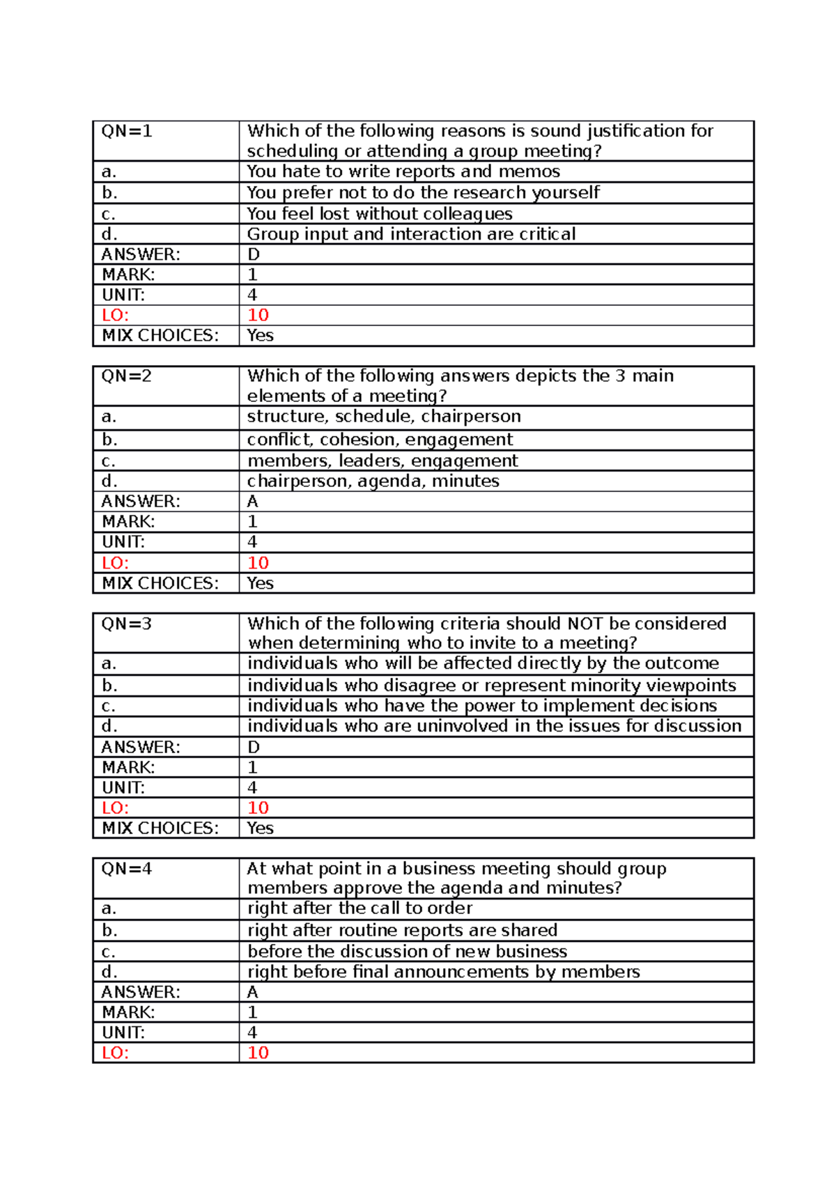 Session IV SSG104 - Chaocacban - QN=1 Which Of The Following Reasons Is ...