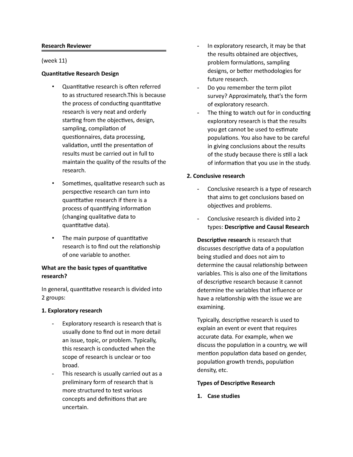 research-research-design-research-reviewer-week-11-quantitative