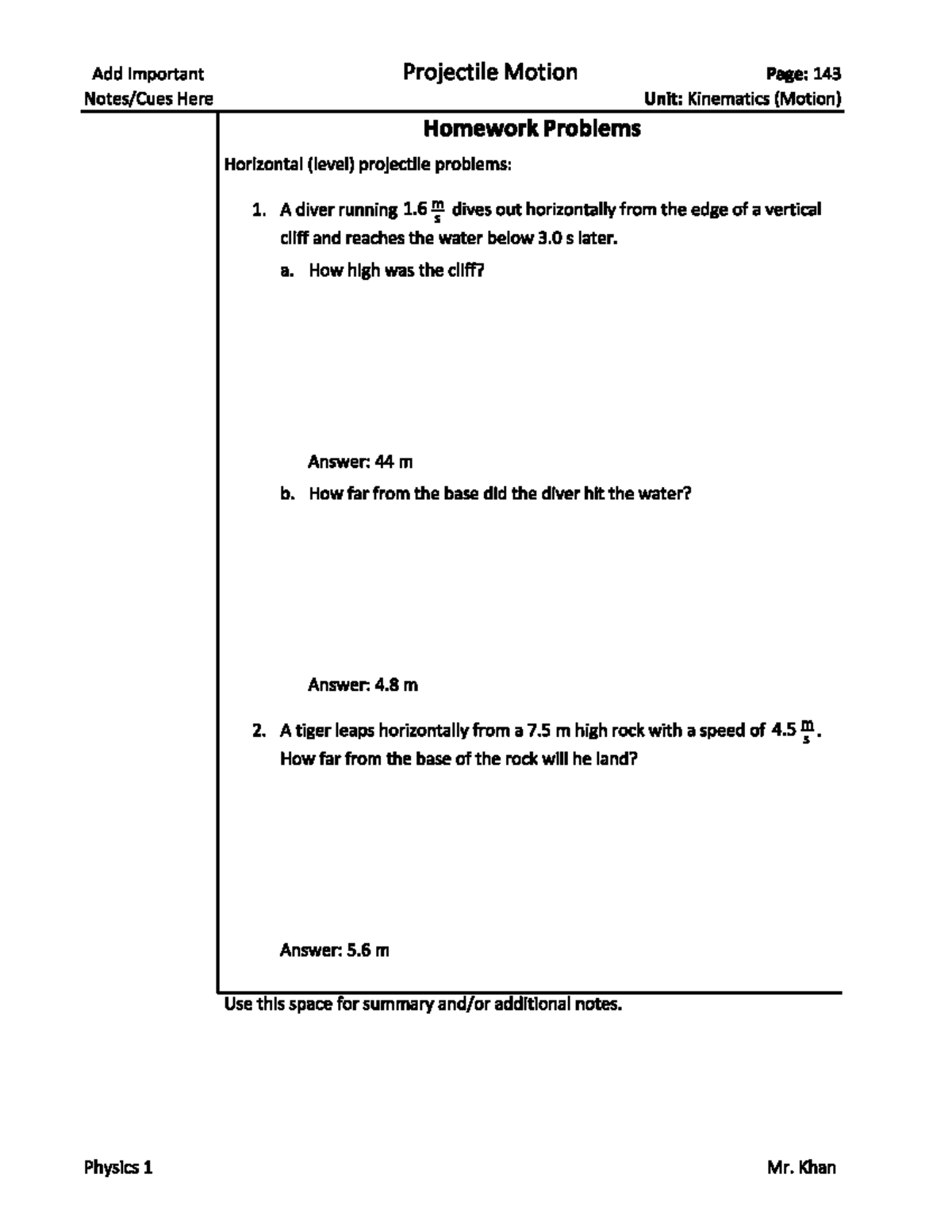 PHYS2211 Section 9 - Physics I Lecture Notes 9 - PHYS 2211 - Studocu