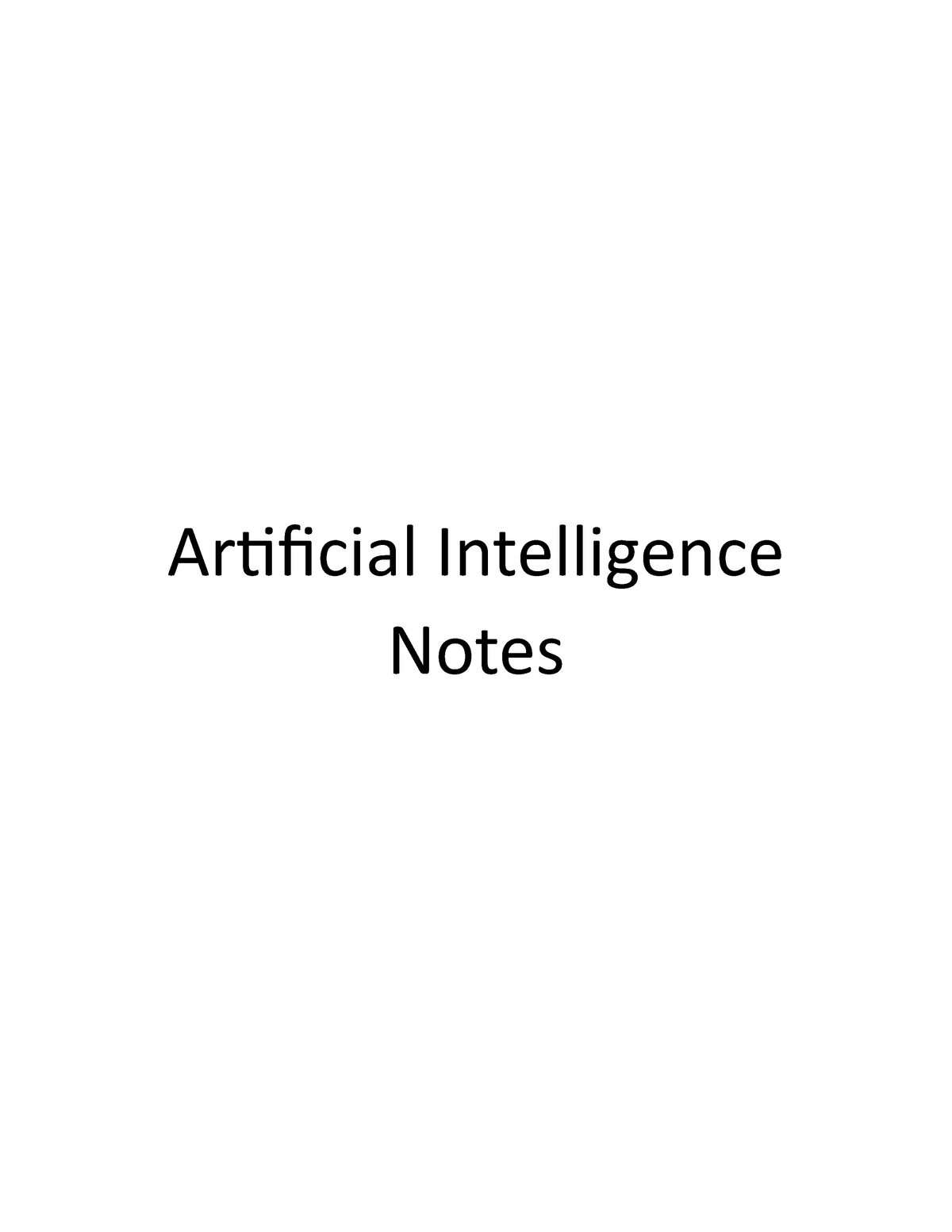 artificial-intelligence-notes-artificial-intelligence-notes-contents