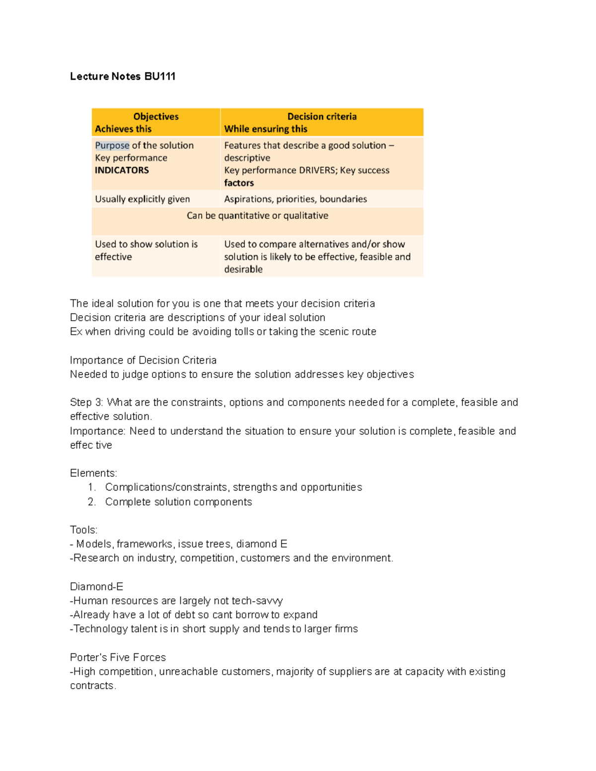Lecture Notes- September 26th - Lecture Notes BU The ideal solution for ...