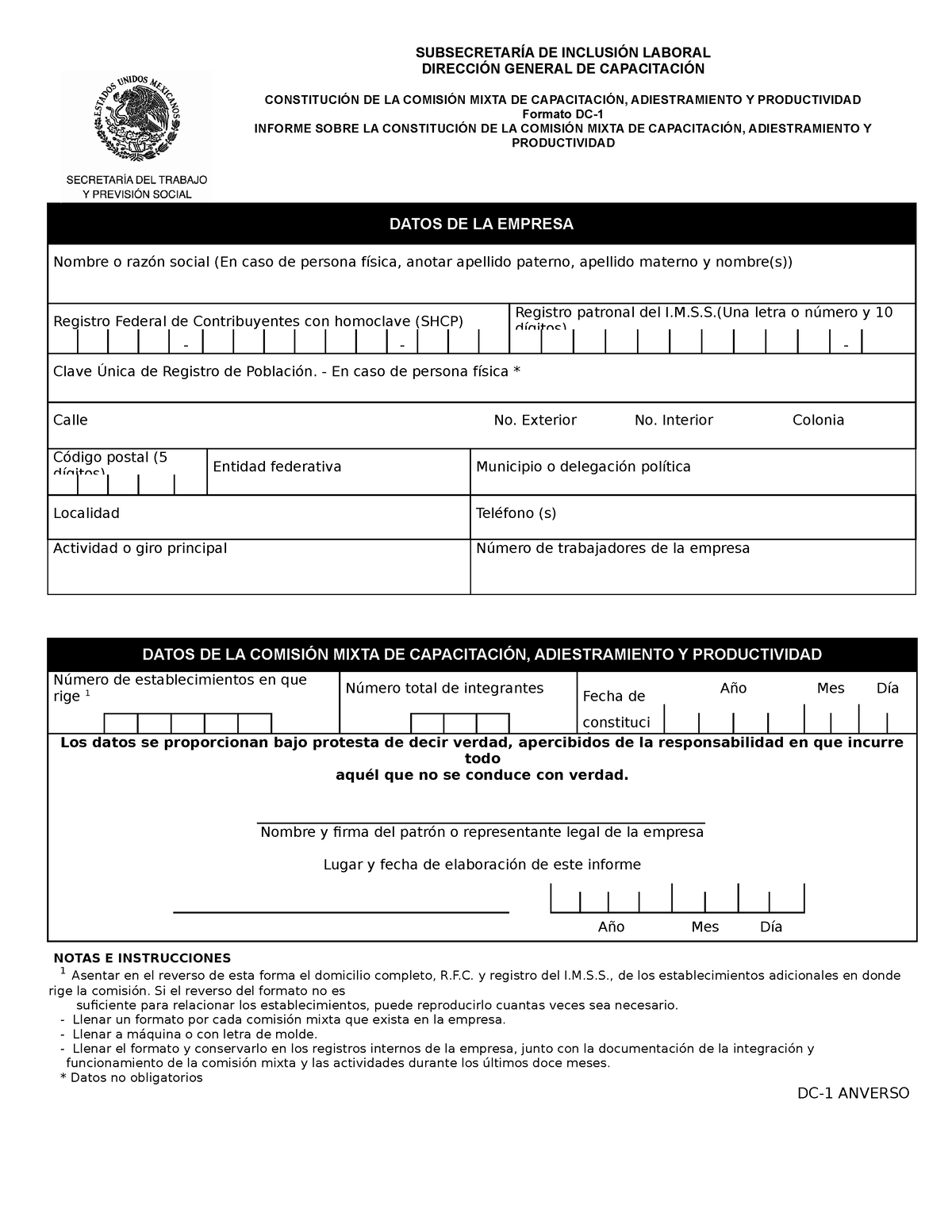 Stps Formato Dc 5 Alta De Agente Capacitador Externo 7909