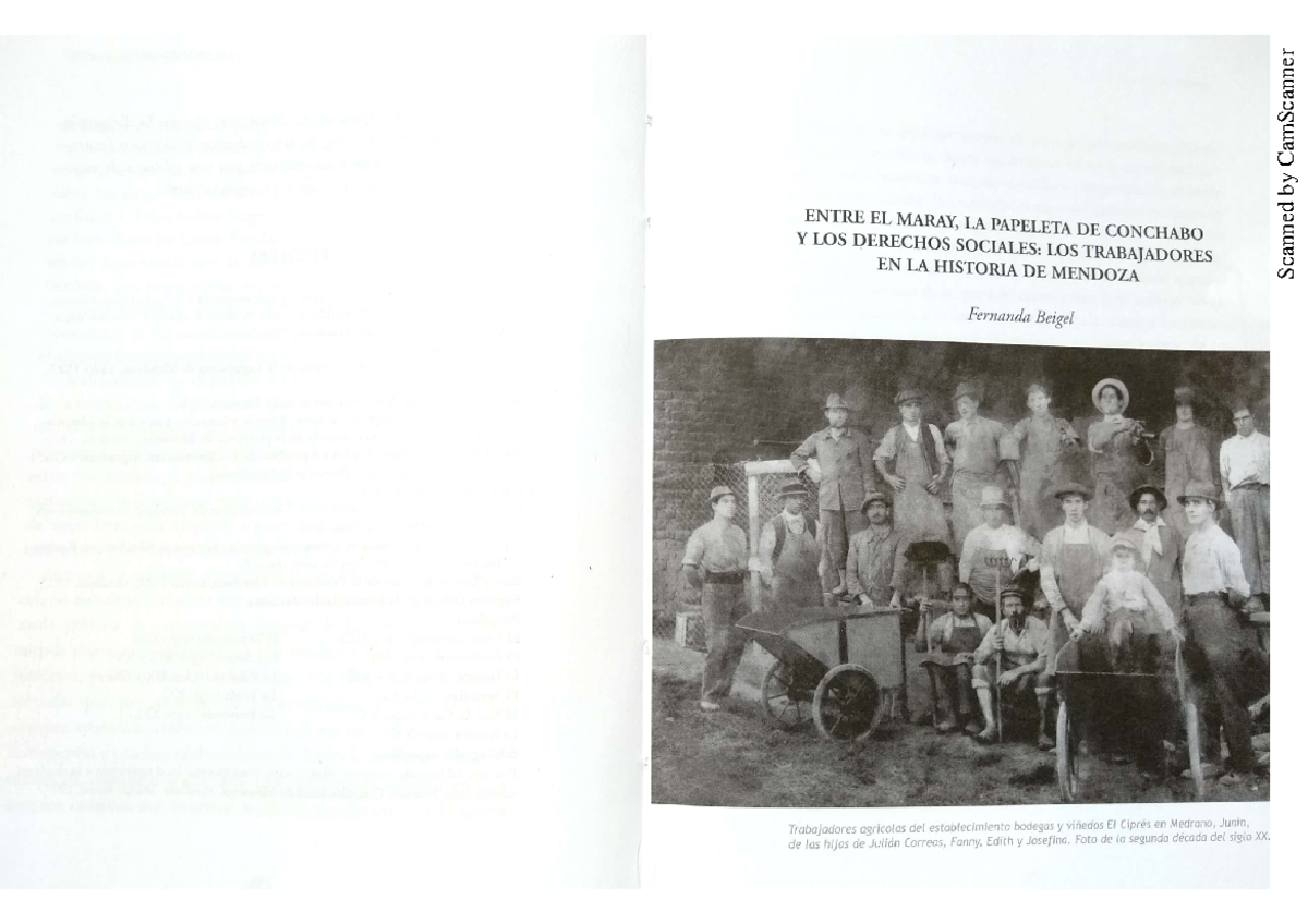 Beigel del maray a la papeleta de conchabo Historia Argentina