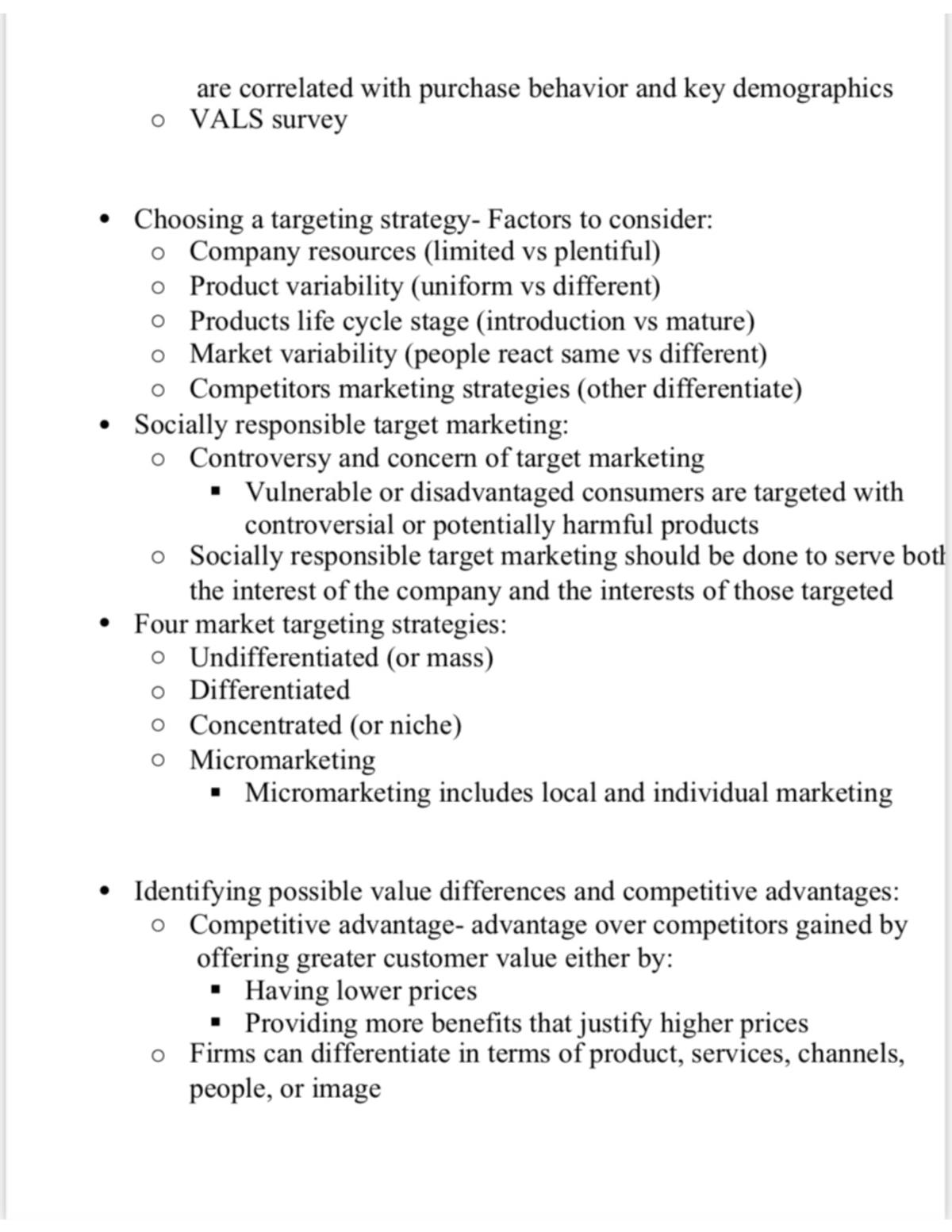Principles of Marketing Chapter 6 - are correlated with purchase ...
