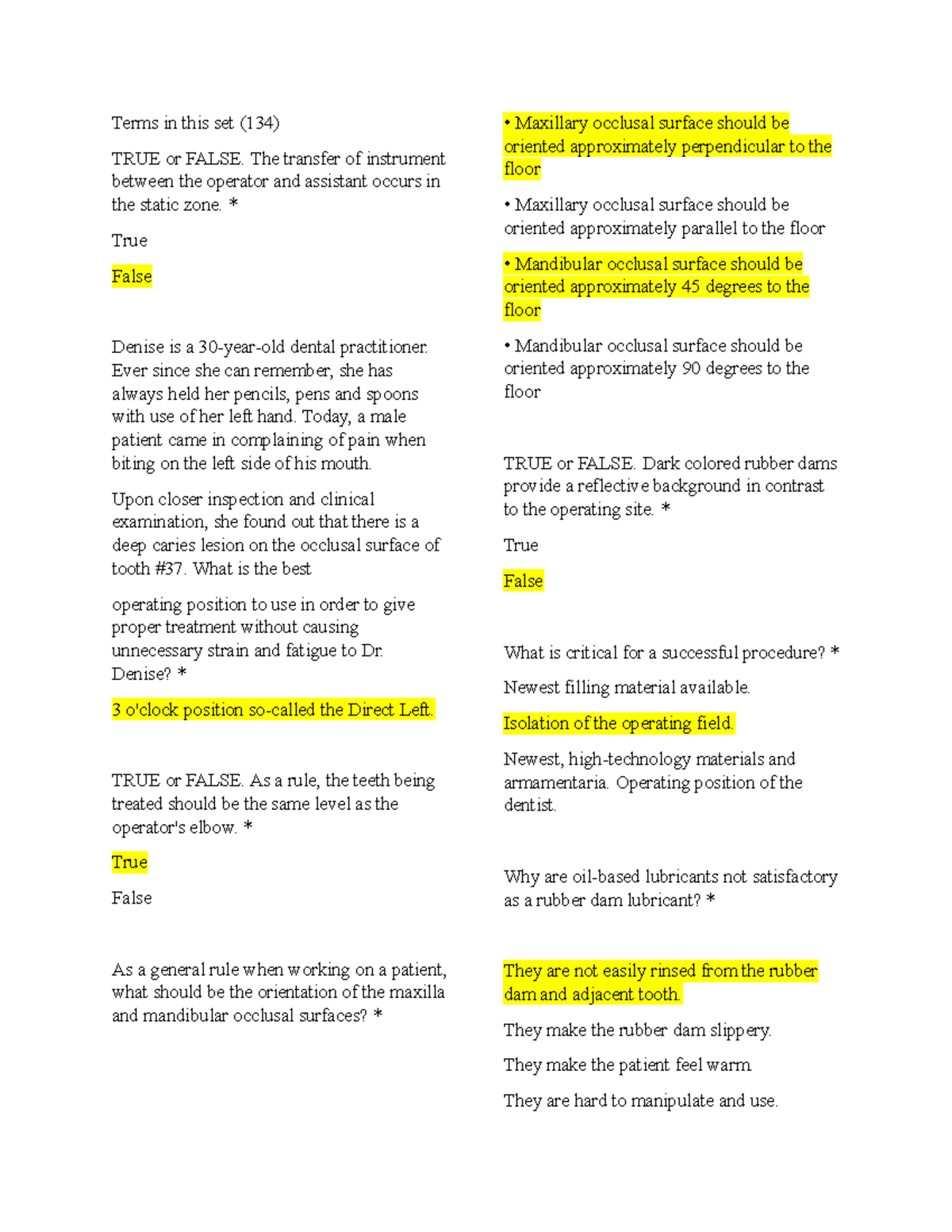 P2 OPD II Practice nalang Terms in this set (134) TRUE or FALSE