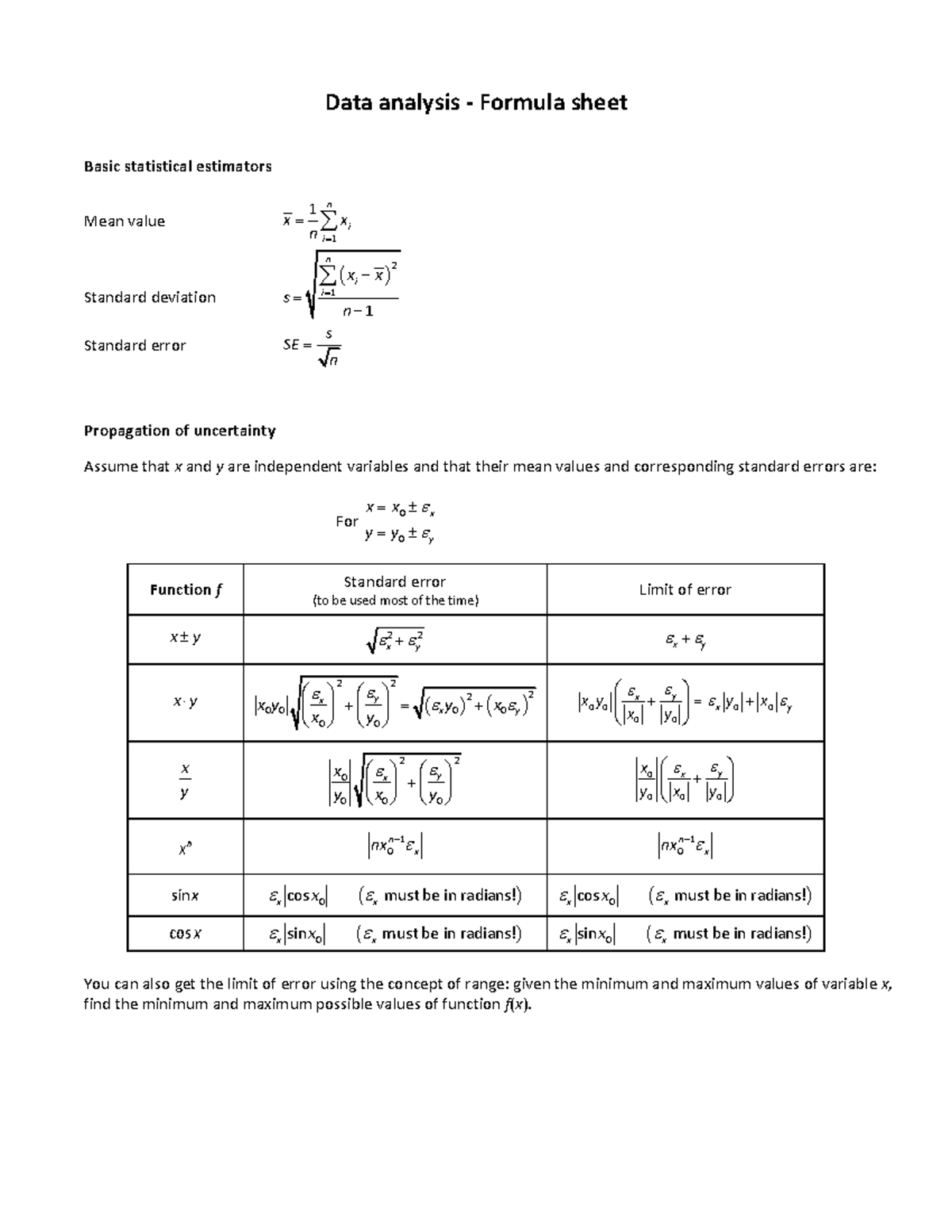 lab-formula-sheet-231l-232l-data-analysis-formula-sheet-basic