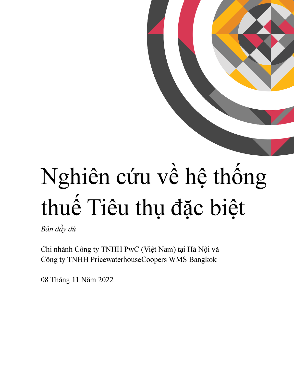 221108 Pwc Vietnam Full Excise Tax System Vn - Nghiên Cứu Về Hệ Thống ...