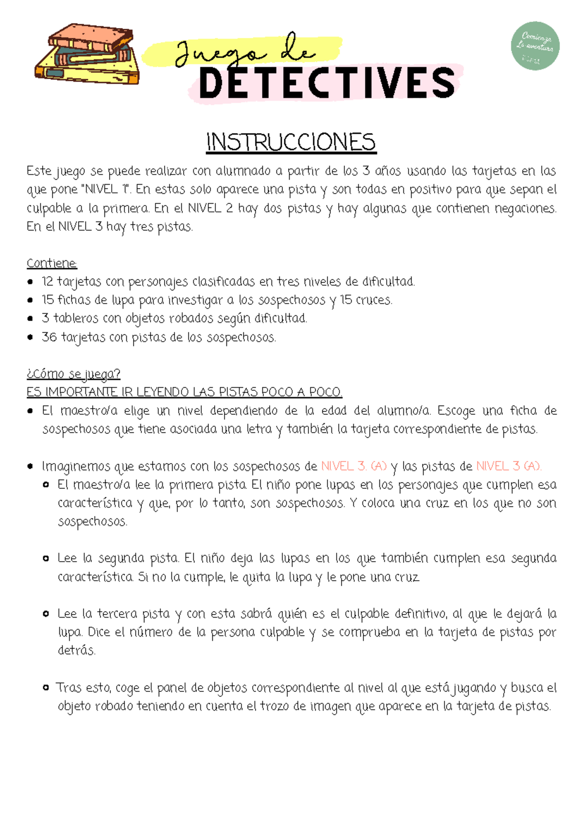 Lupa De Detective Con Tarjeta De Identidad – Set De 12 Lupas Y 12 Credenciales Para Juegos De Rol Infantiles
