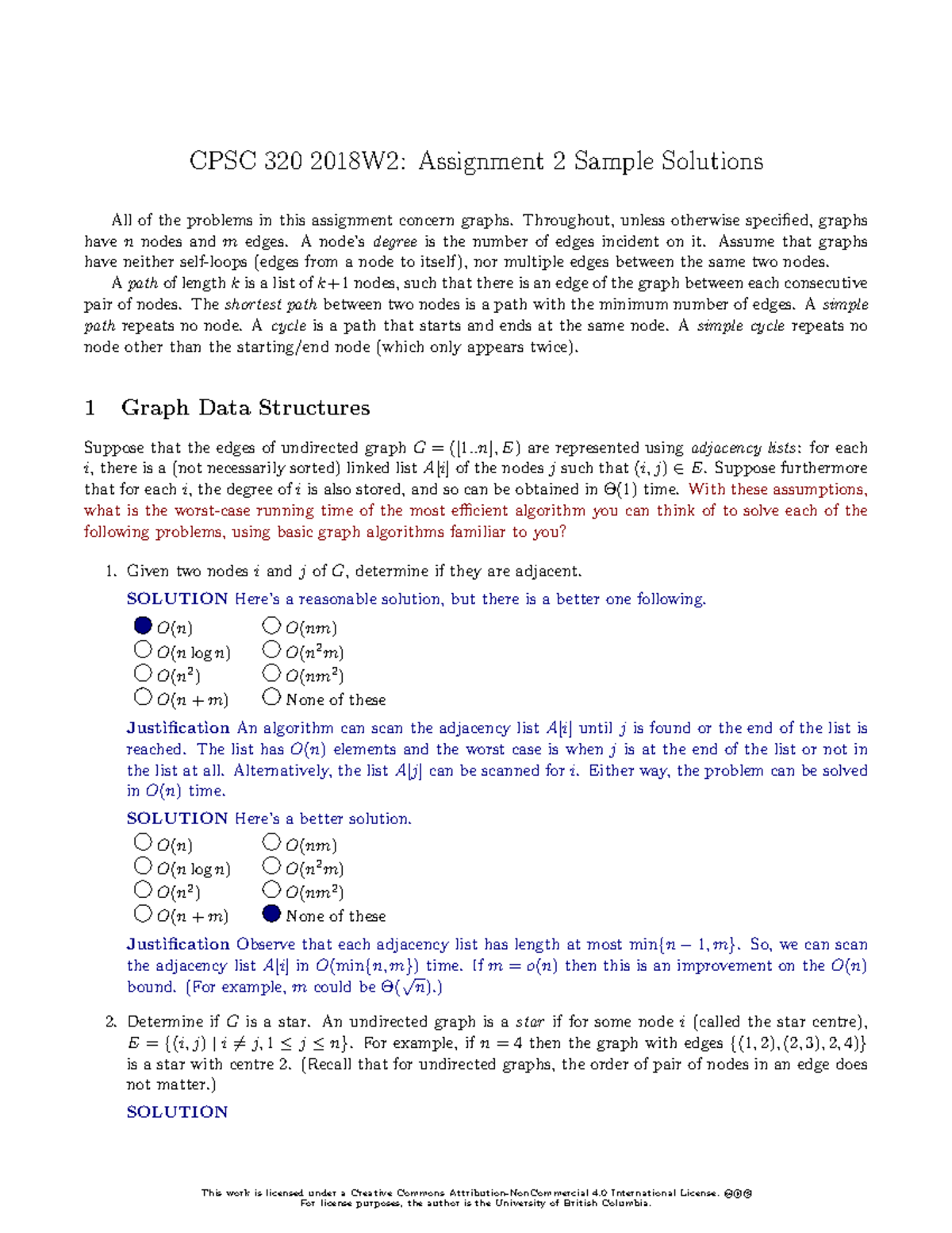 CPSC 320 2018W2: Assignment 2 - CPSC 320 2018W2: Assignment 2 Sample ...