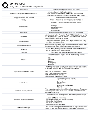 Module 5- William study guide - S e c t i o n 1 0 Th e Pu er Per iu m ...