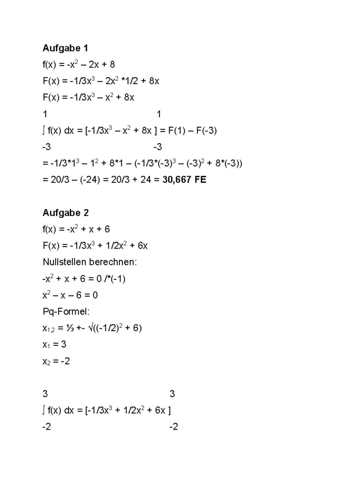 mathe-06-10-1-aufgabe-1-f-x-x-2-2x-8-f-x-1-3x-3-2x-2