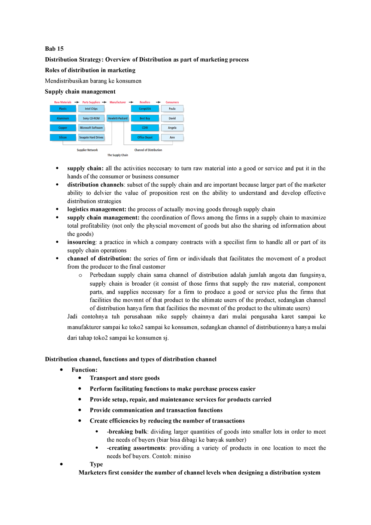 literature review on distribution strategy