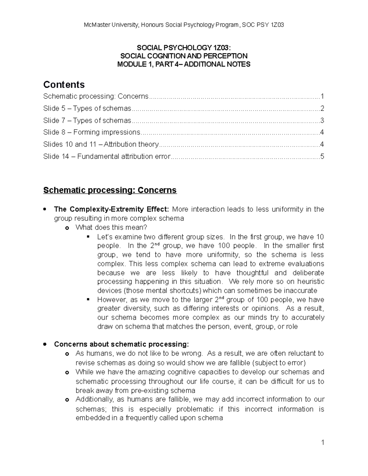 Module 1 - Part 4 - Additional Lecture Notes - SOCPSY 1Z03 - McMaster ...