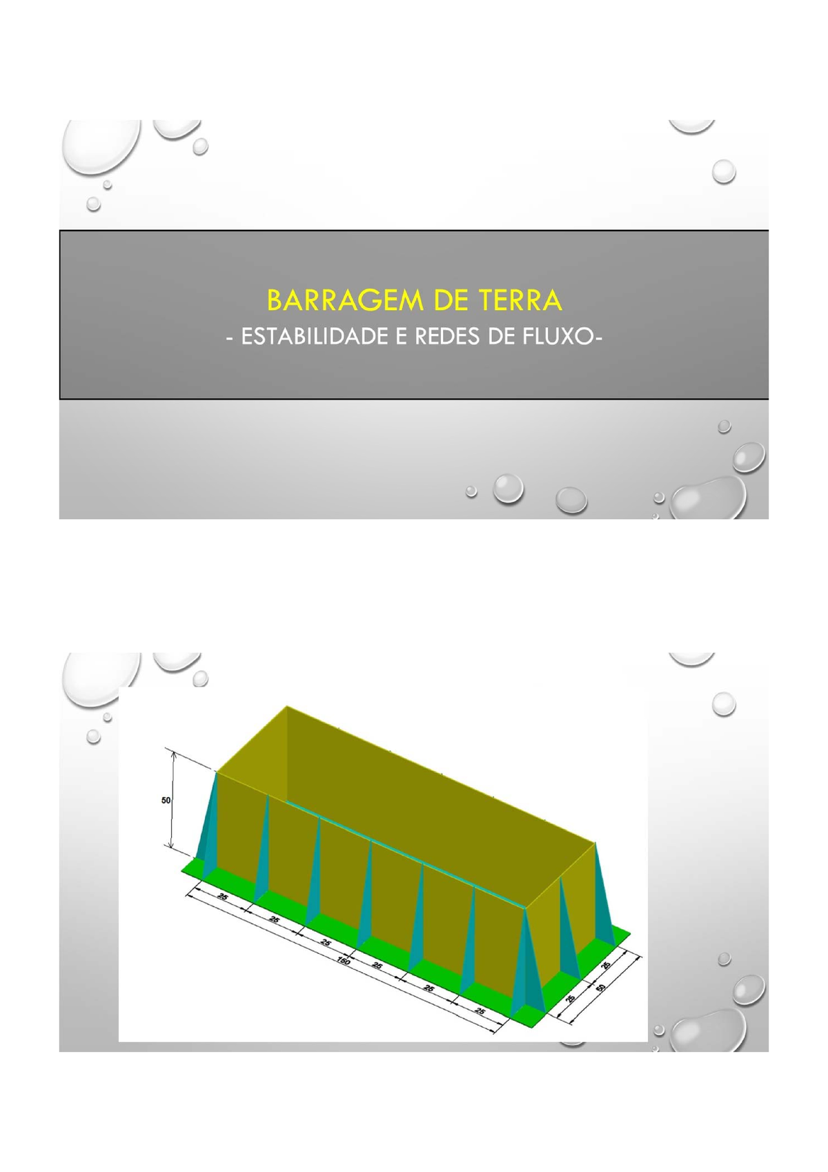 03-Estabilidade E Fluxo - Barragens - Fundações E Obras De Terra - Studocu