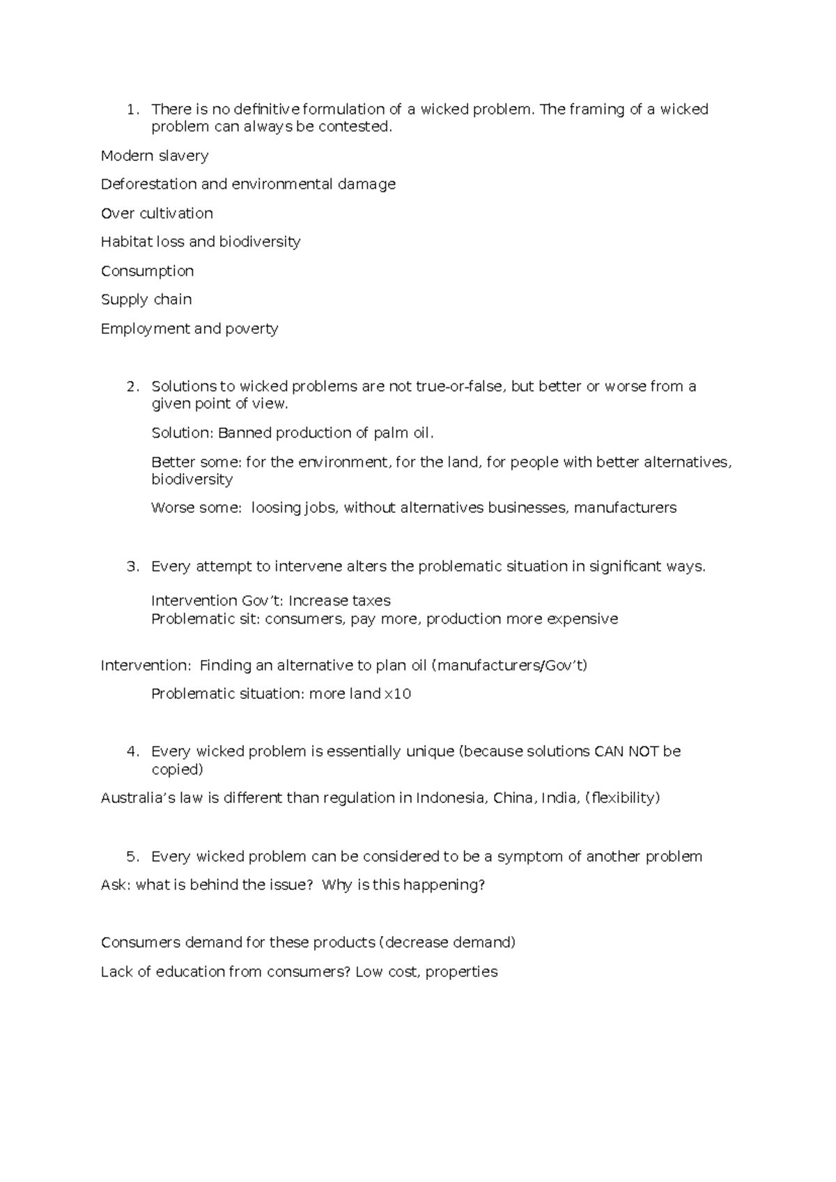 Example palm oil WP - Palm oil - There is no definitive formulation of ...