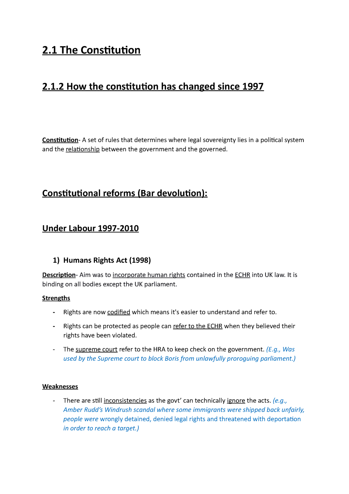 2.1.2 How The Constitution Has Changed Since 1997 - 2 The Constitution ...